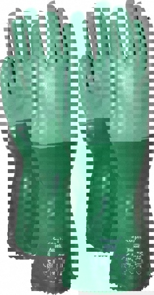 Series 08-354 Chemical Resistant Gloves: Size Medium, 55.00 Thick, Neoprene, Neoprene, Supported,